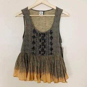 NWT Anthropologie Embellished Tank